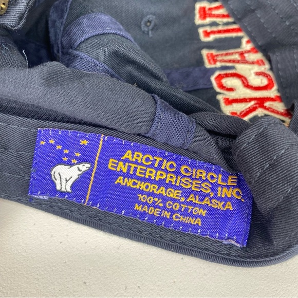 Alaska Logo Embroidered Hat made by Arctic Circle Enterprises, Anchorage Alaska - Picture 9 of 10